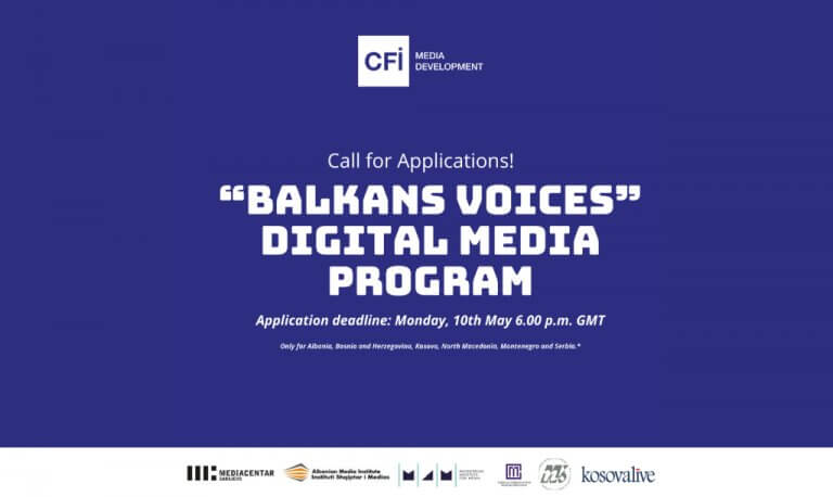 Повик за учество во програмата „Balkans Voices“