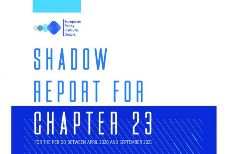 Shadow report for Chapter 23 for the period between April 2020 and September 2021