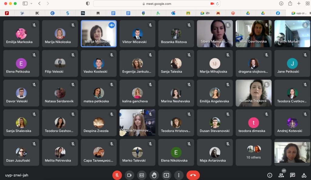 Презентација на истражувачки проекти на тема "Корона вирусот тест за дигиталното општество"