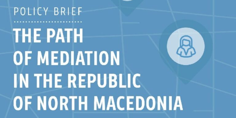 The path of mediation in the Republic of North Macedonia