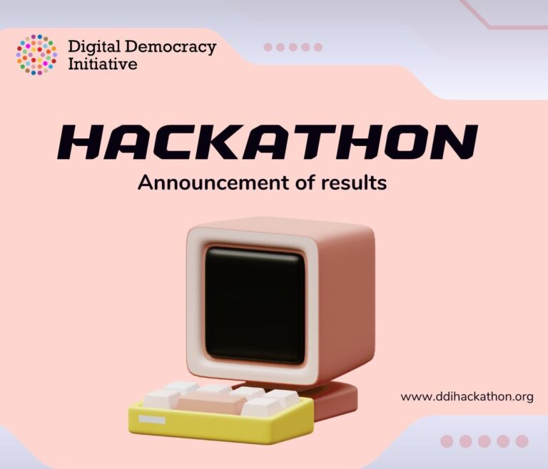 Hackathon winner anouncement